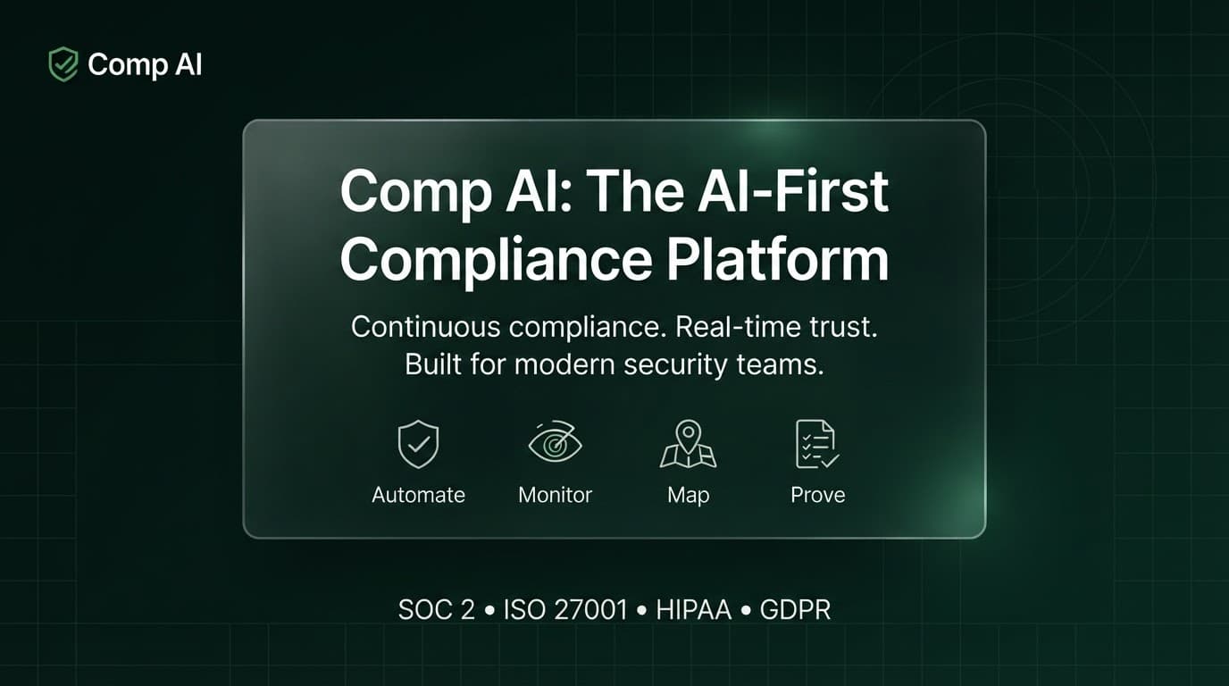 GenPPT competitive analysis deck cover slide with bold headline and branded layout