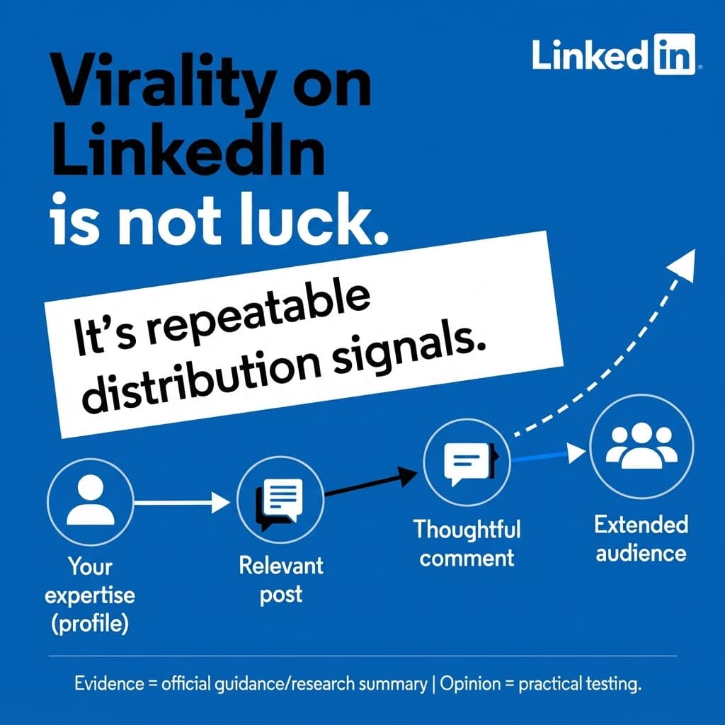 Go Viral on LinkedIn: Build Signals, Not Luck, slide 1