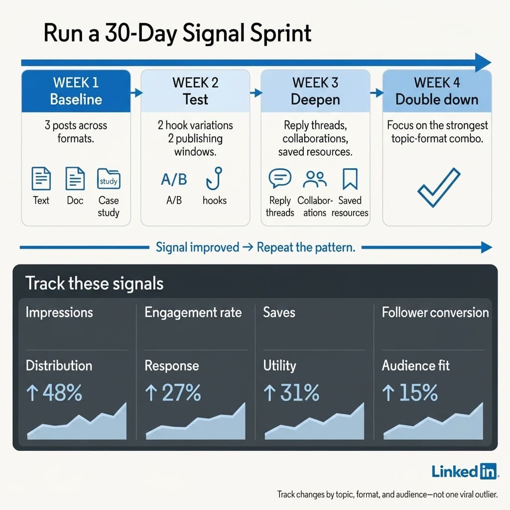 Go Viral on LinkedIn: Build Signals, Not Luck, slide 10