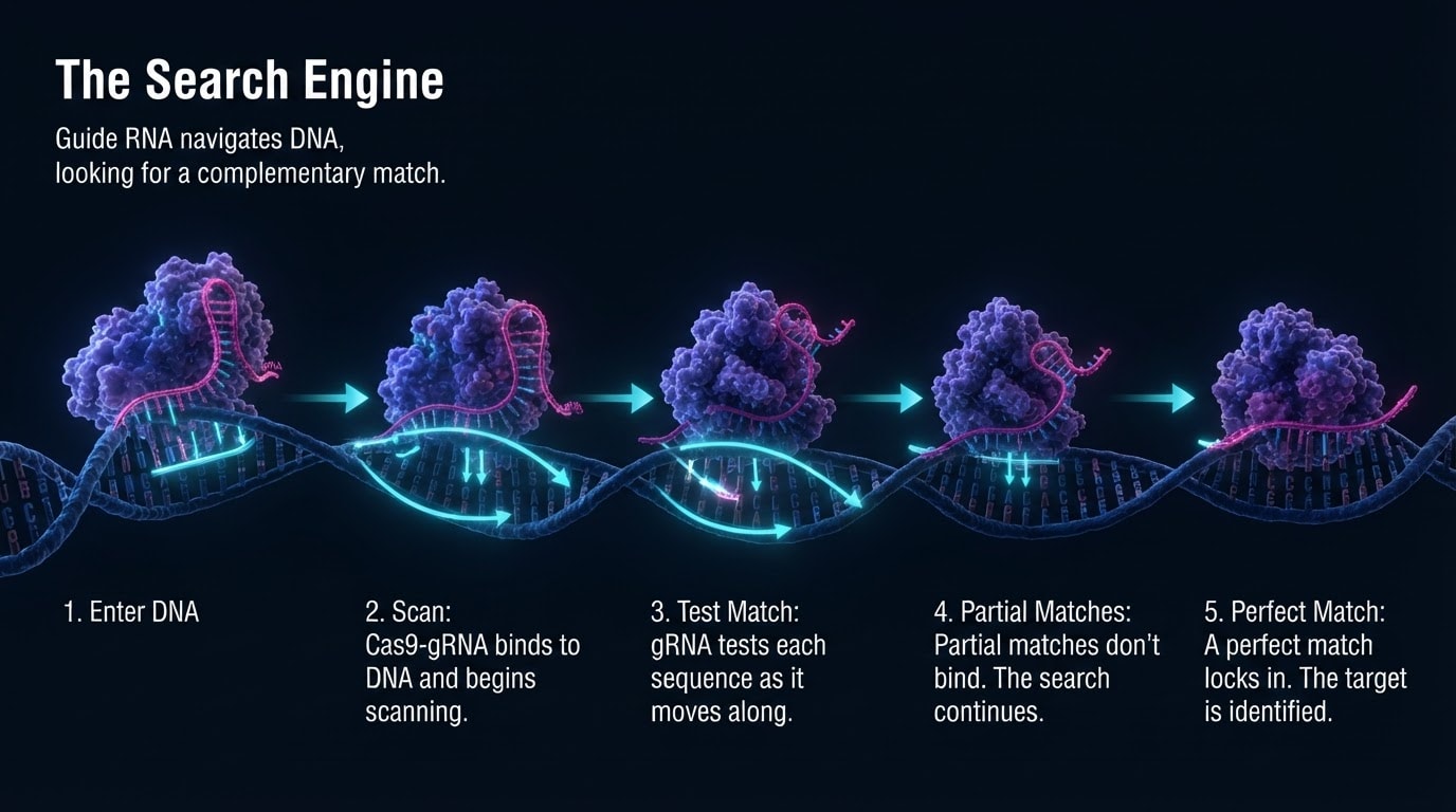 CRISPR Explained, Search