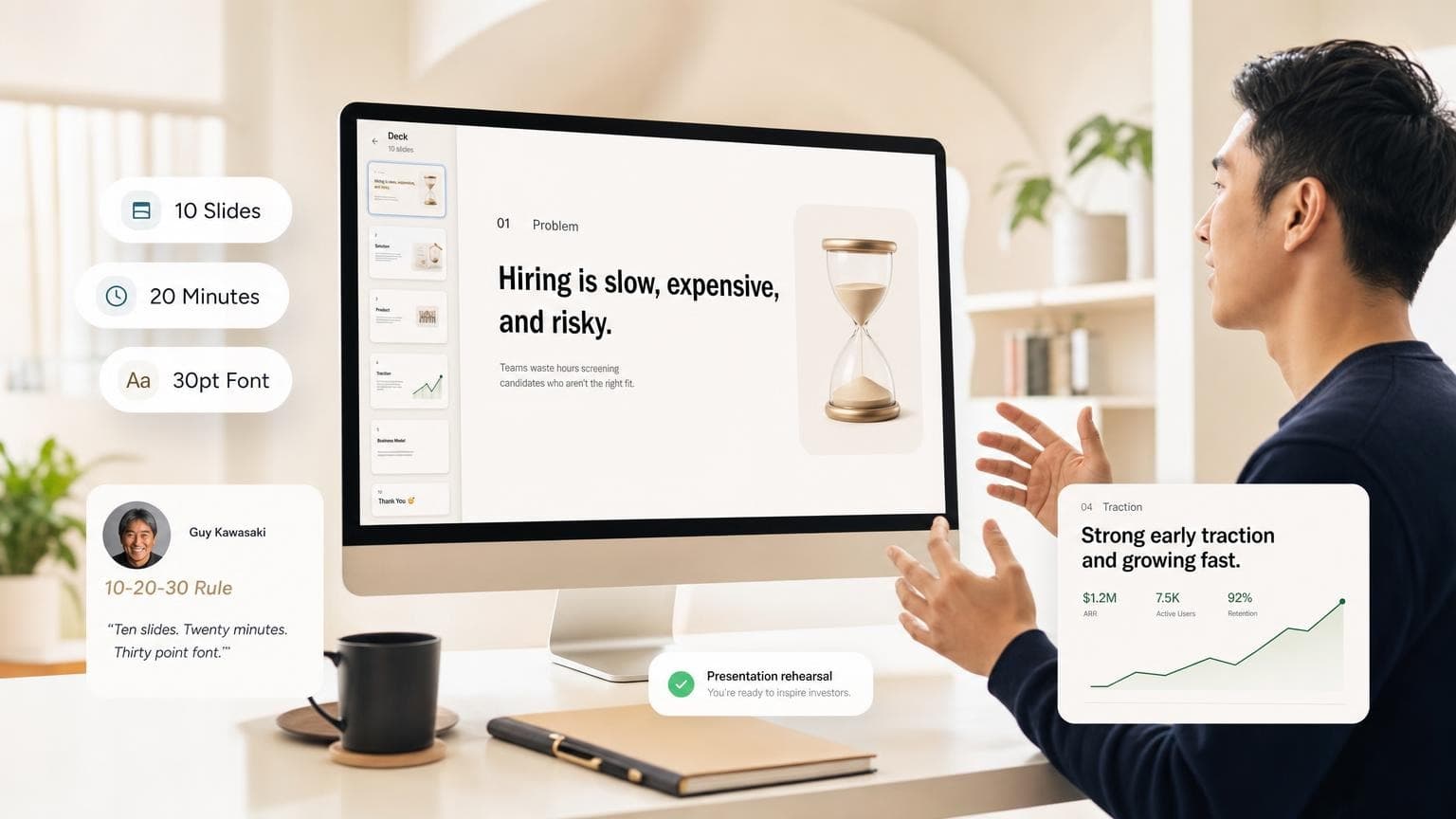 The 10-20-30 Rule for Presentations (Guy Kawasaki Guide)