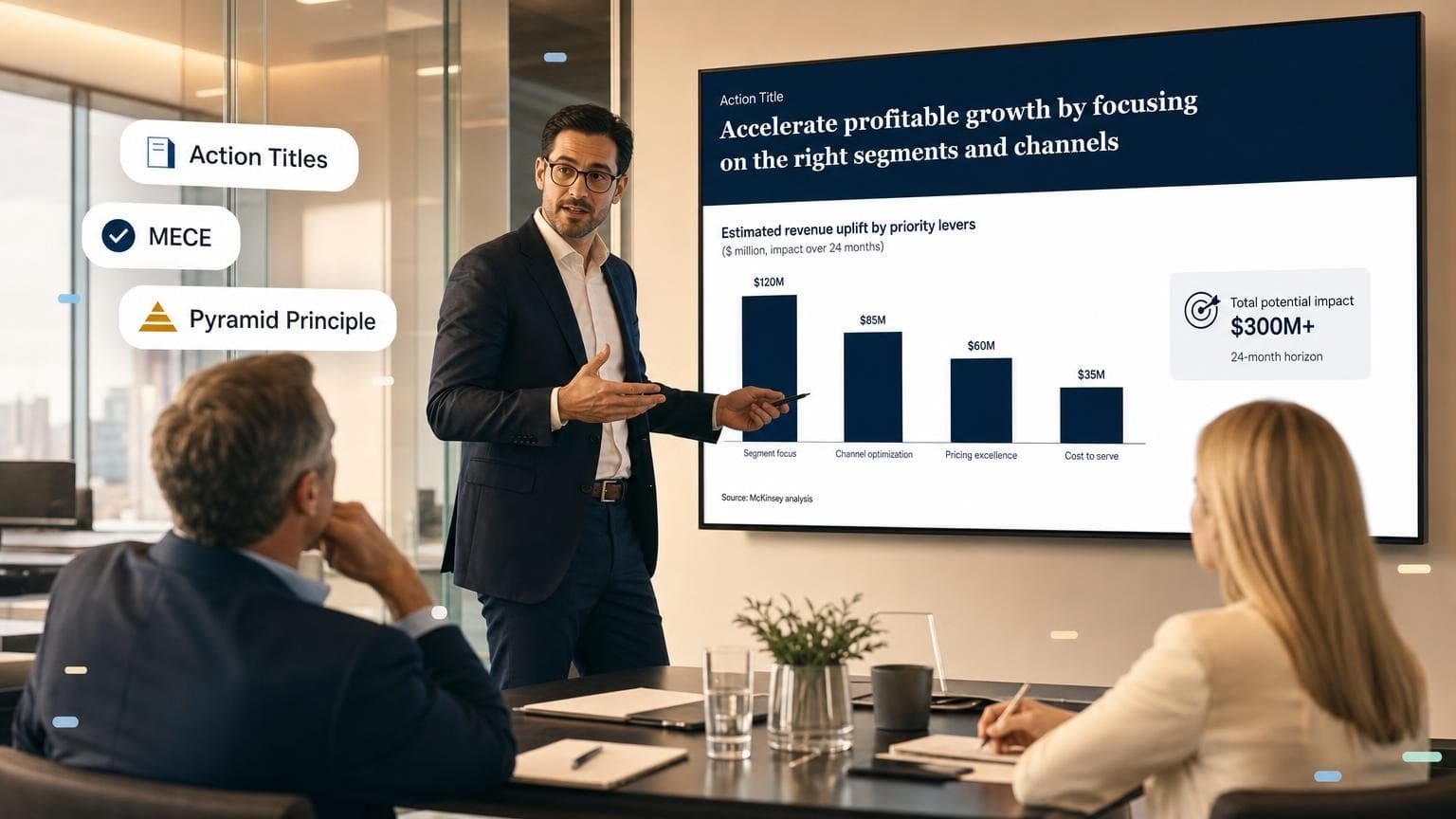 McKinsey Slides: How to Build Consulting-Style Decks (2026)