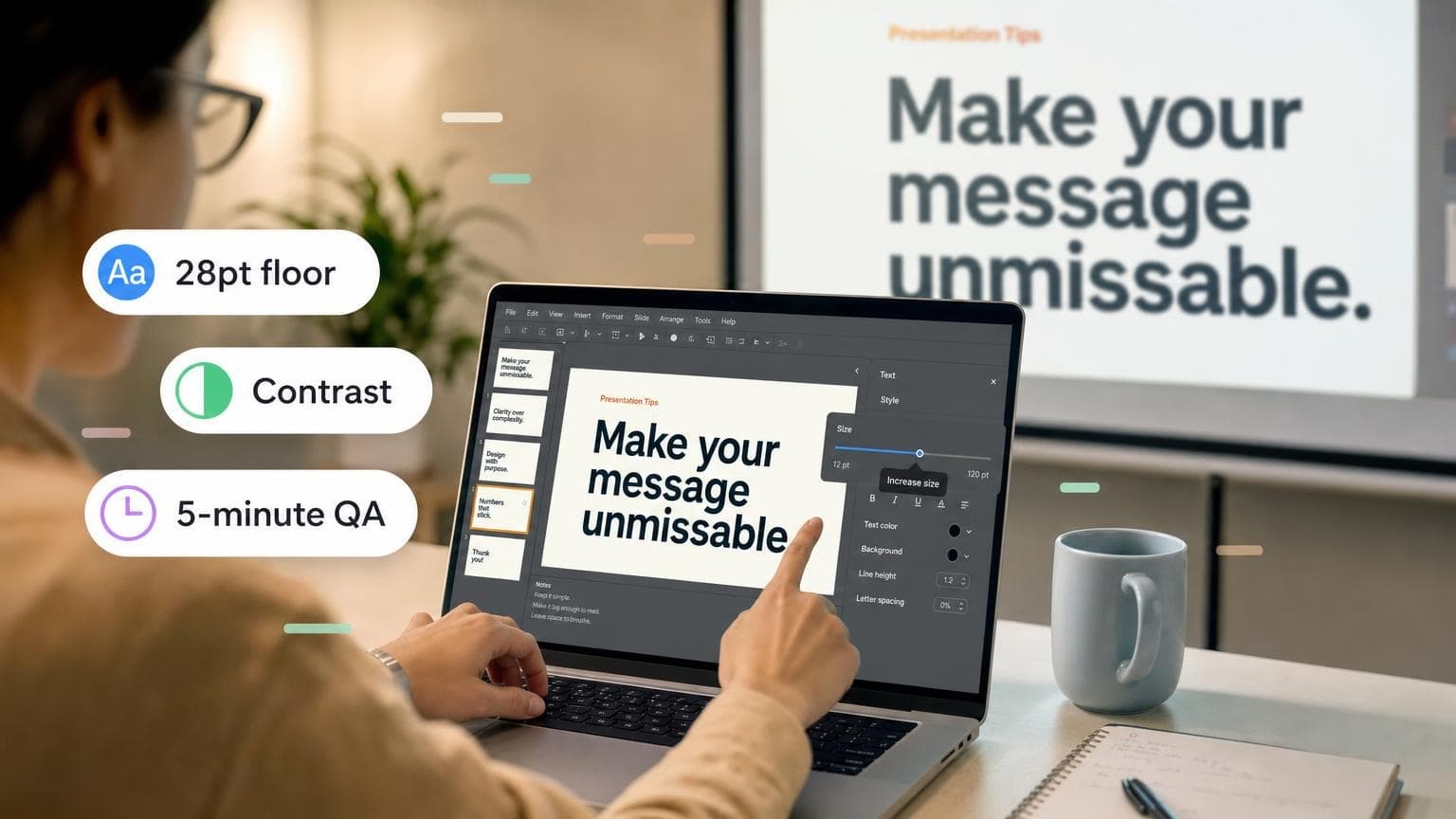 4 Presentation Design Tips That Survive a Projector