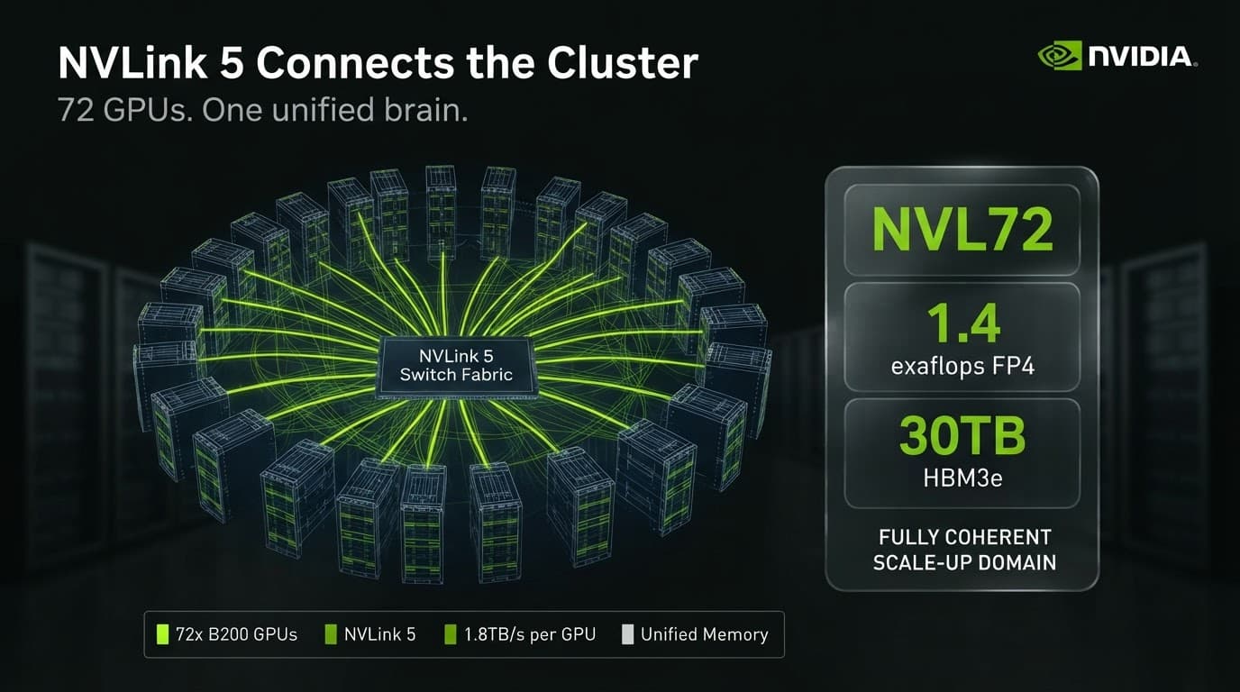 Blackwell B200: AI at Exascale, NVLink
