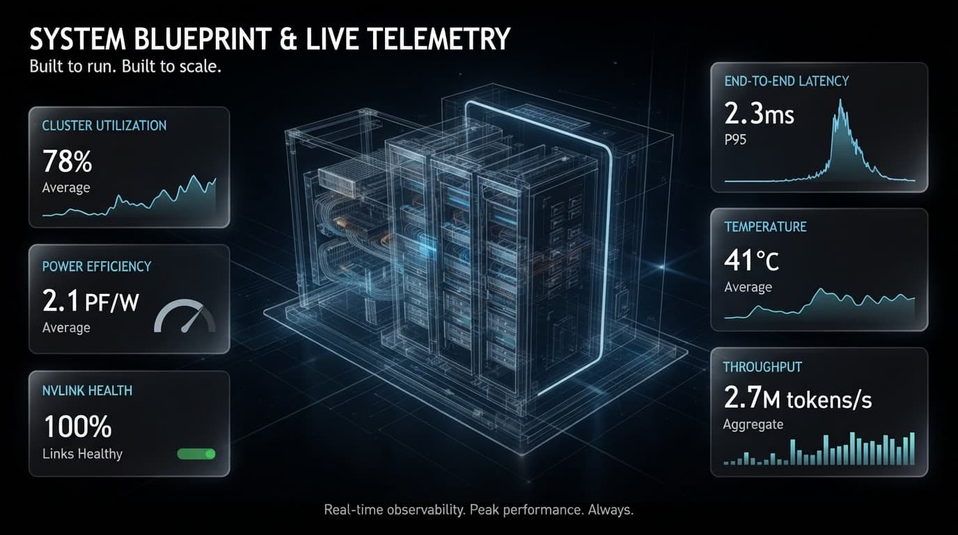 Blackwell B200 Architecture — Telemetry