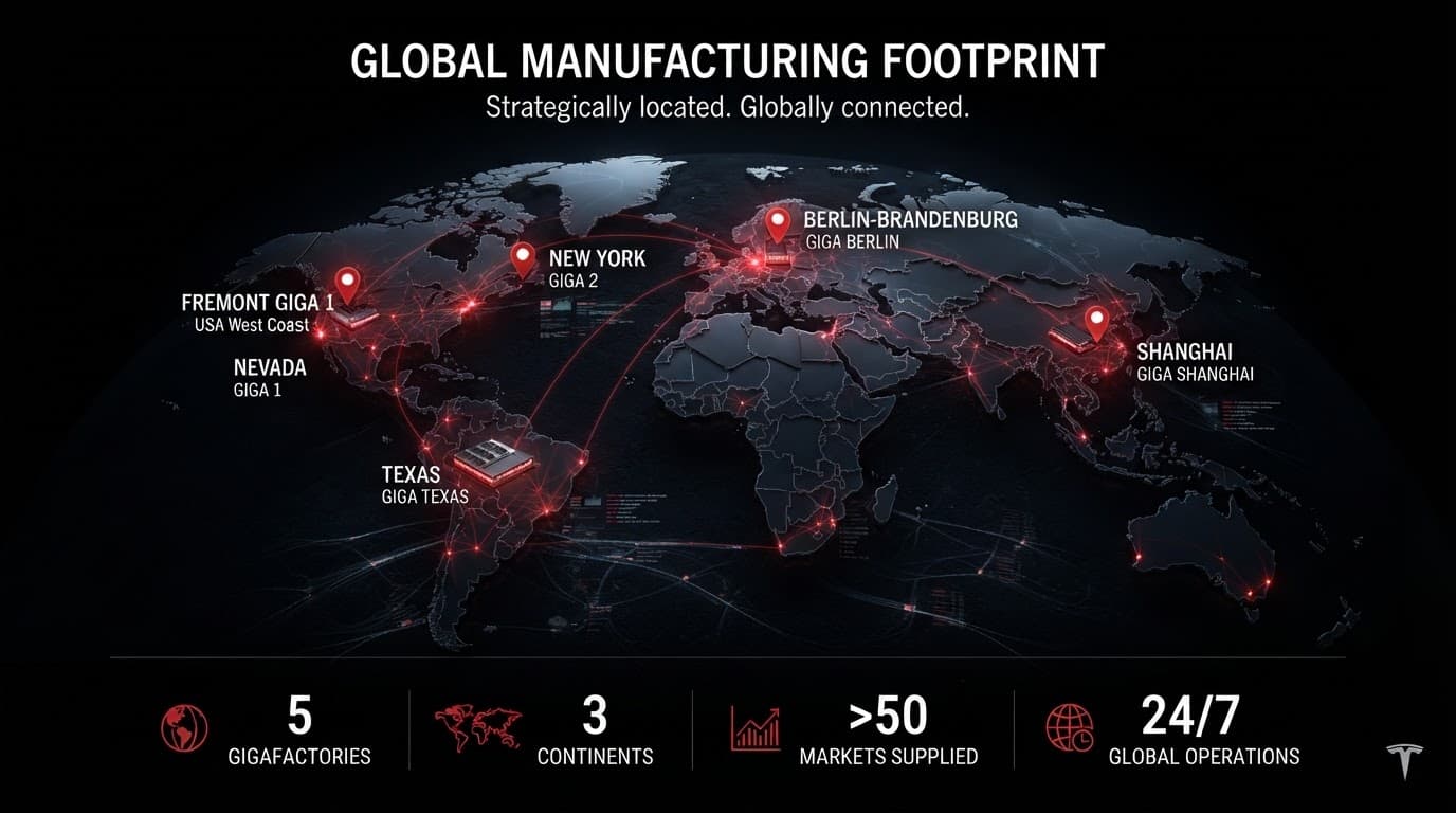 Gigafactory Global Expansion — Footprint