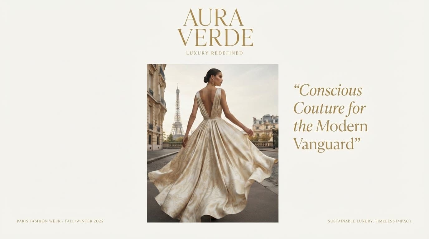 AURA VERDE: Paris Fashion Week, Cover