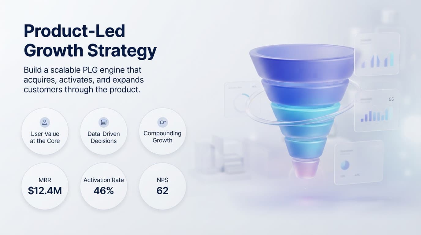 Product-Led Growth Strategy, Cover