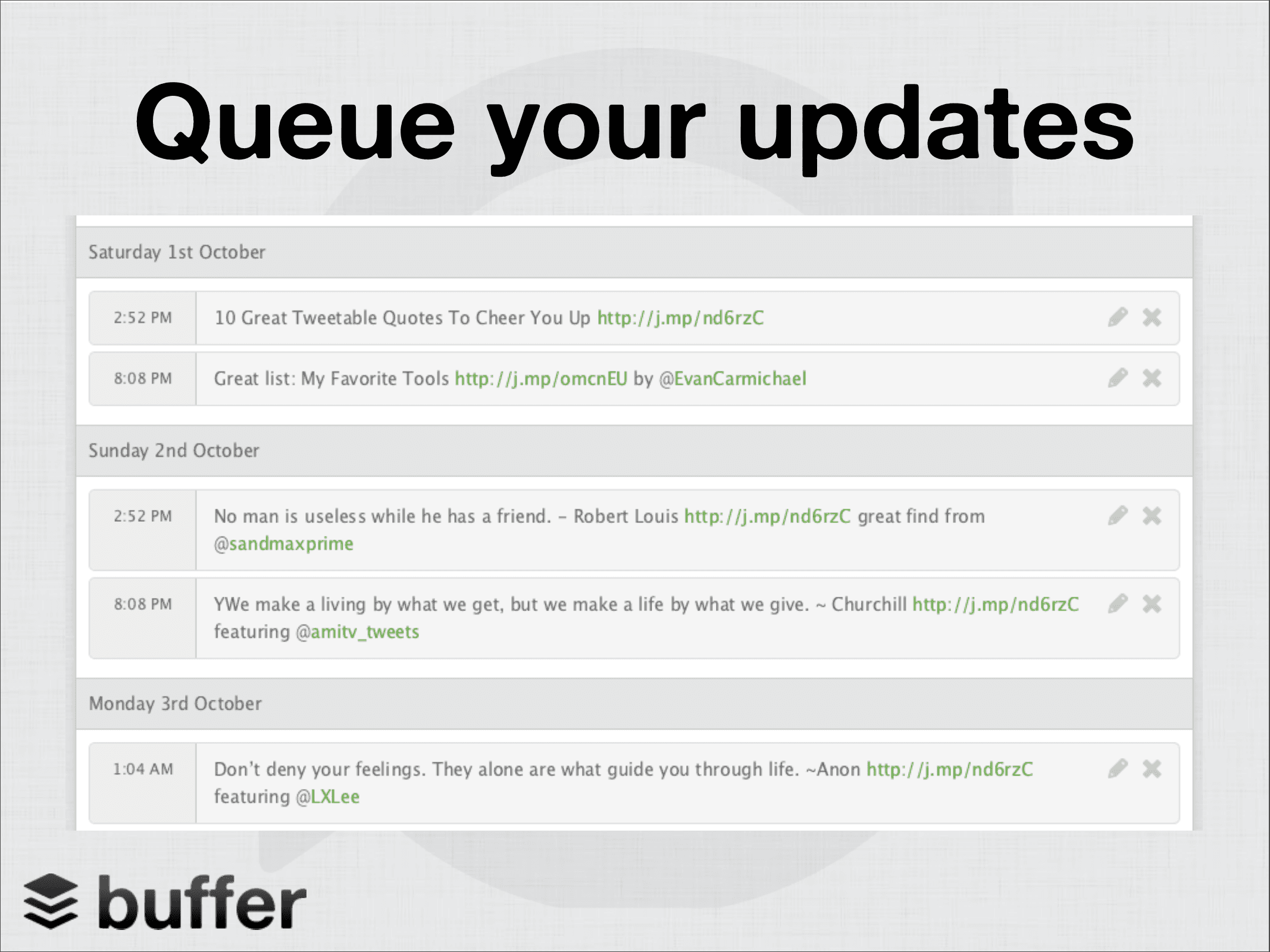 Buffer pitch deck, Solution