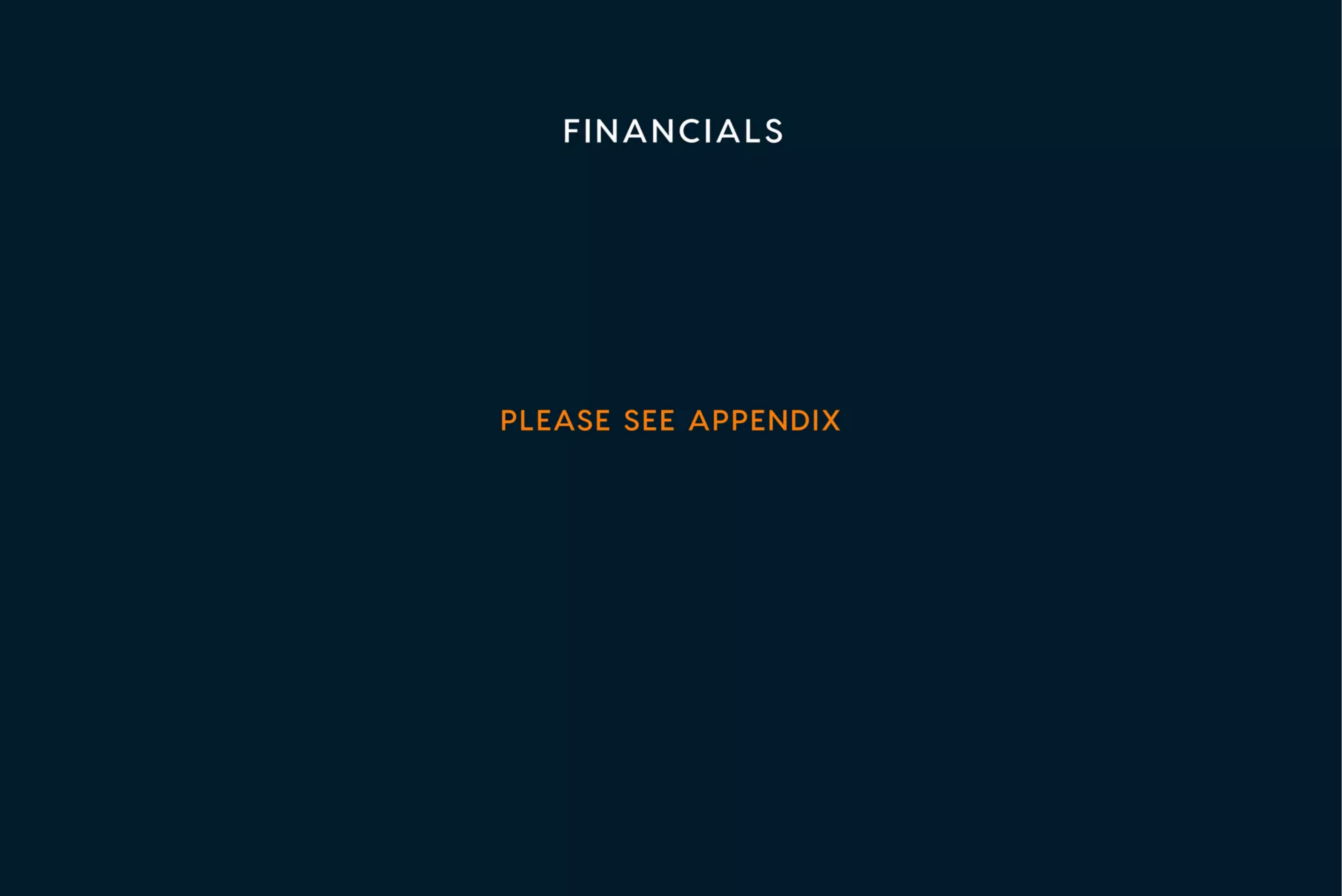 Fyre Festival pitch deck, Financials