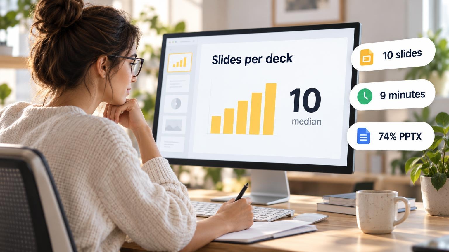 Presentation Statistics 2026: Data From 1,600 AI-Made Decks