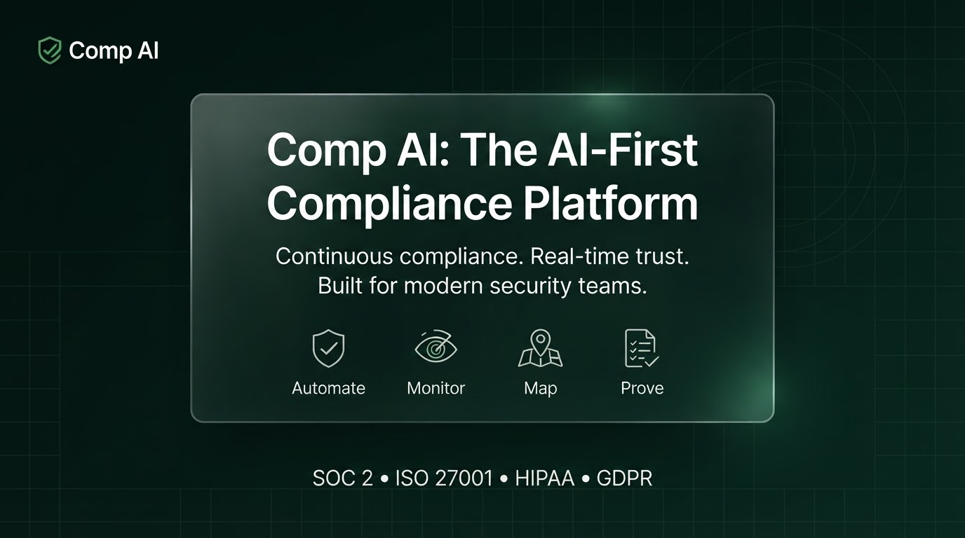 GenPPT competitive analysis deck cover slide with bold headline and branded layout