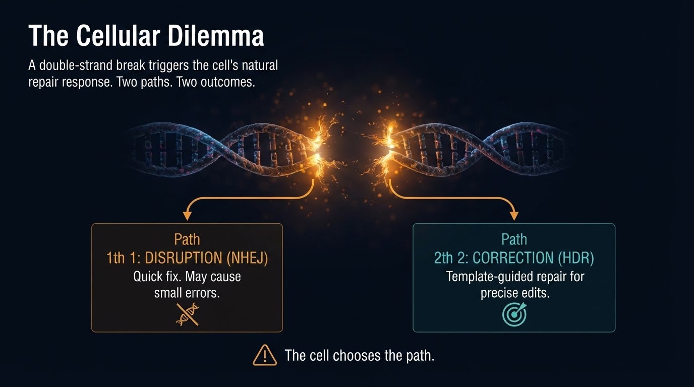 CRISPR Explained, Repair