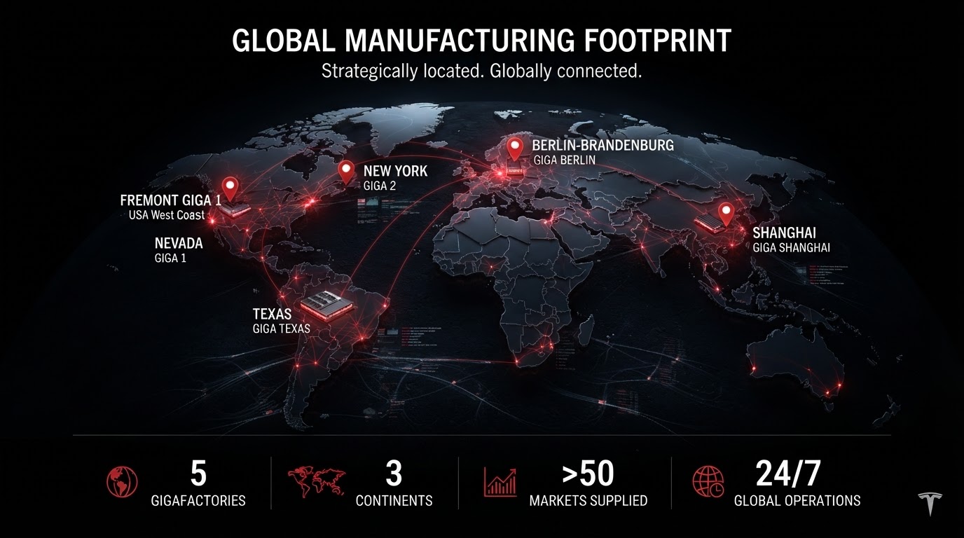 Gigafactory Global Expansion: Footprint