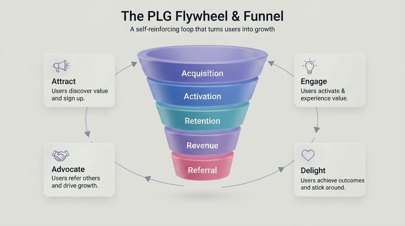 Product-Led Growth Strategy: Flywheel