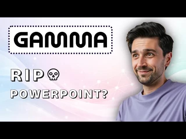 Youtube video Is Gamma The Best AI Presentation Maker in 2026